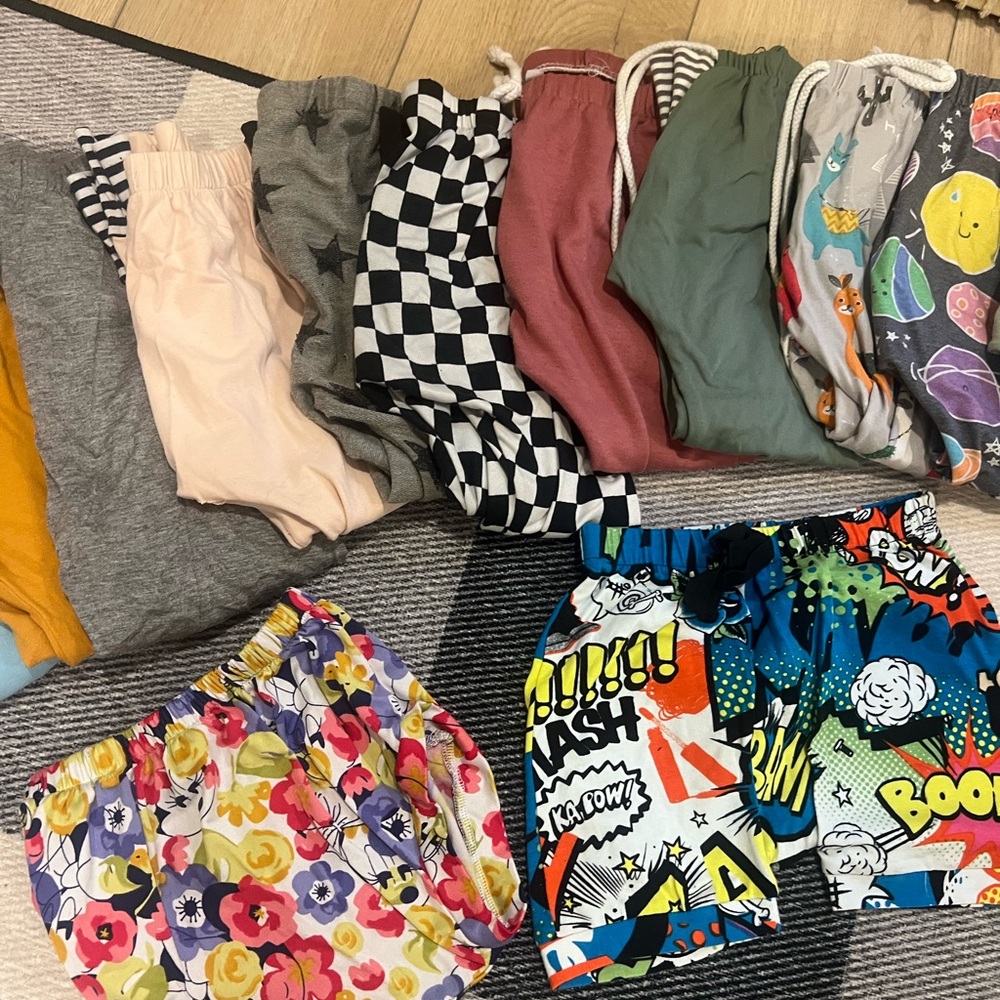 Colorful Patterned Joggers/shorts Collection - Picture 6 of 7